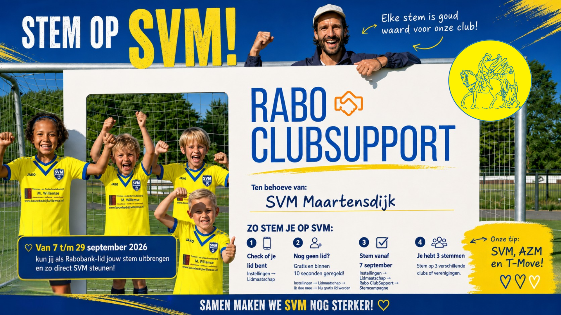 Stem op SVM met Rabo ClubSupport!